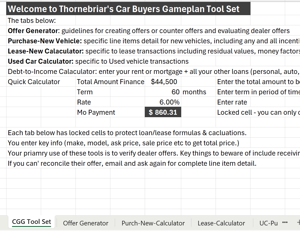 Calculator Tool Set