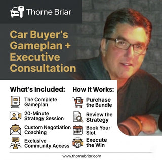 Car Buyer’s Gameplan + 20 Minute Executive Consultation Session - Thornebriar